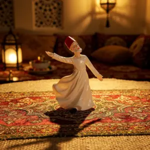 Whirling Dervish Sufi Dance Figurine1