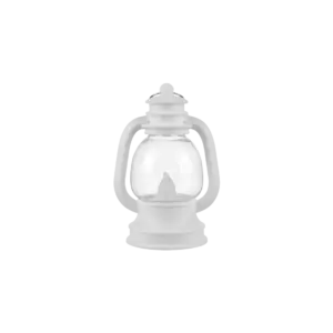 White Decorative 10cm Lantern Light