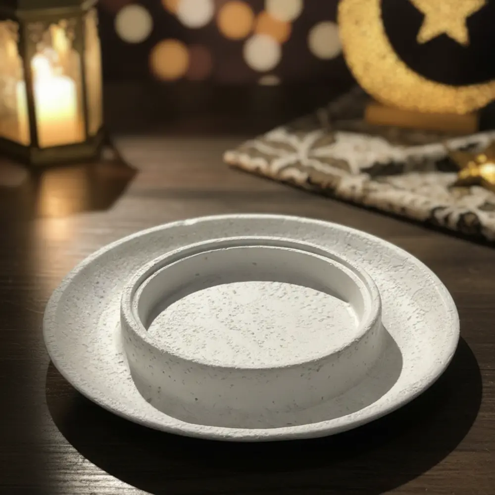 White Decorative 26cm Serving Tray1