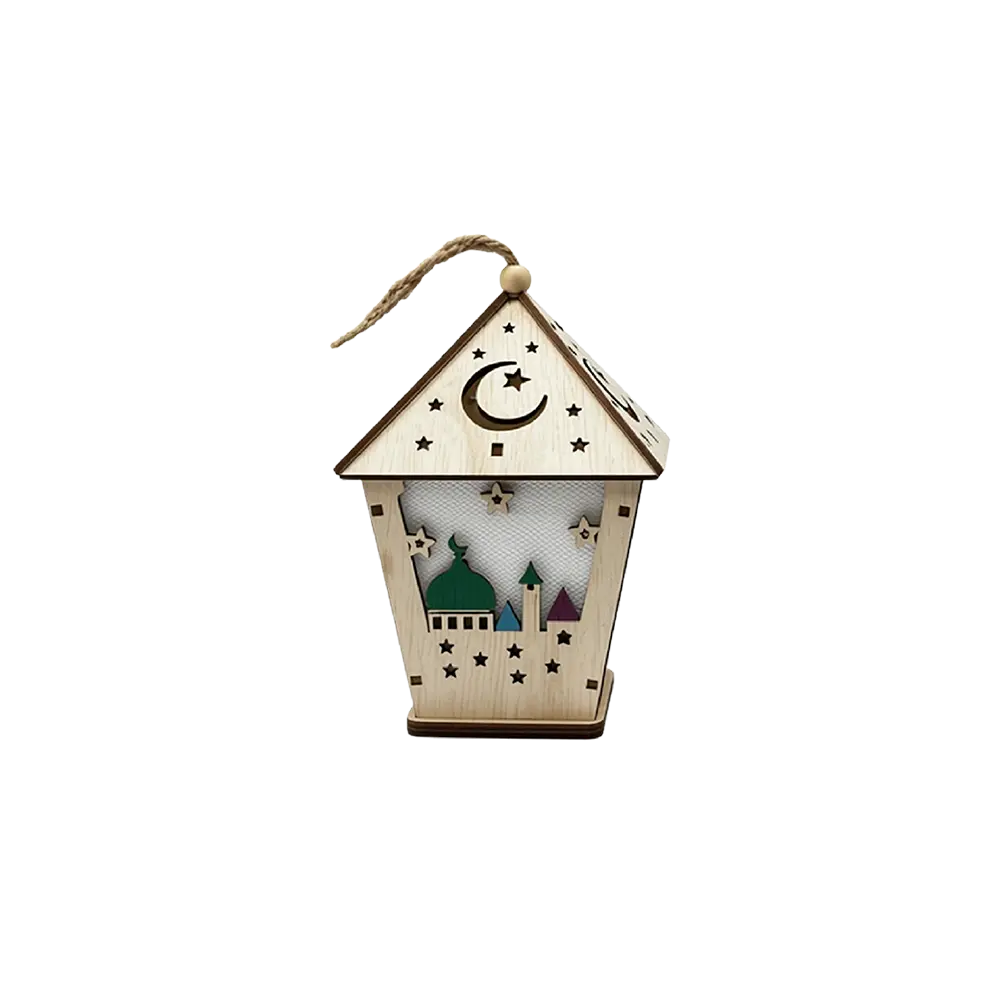 Wooden-15cm-Moonlight-Decorative-Lantern Wooden 15cm Moonlight Decorative Lantern