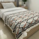 Woven Throw Blanket Geometric Cozy & Stylish2