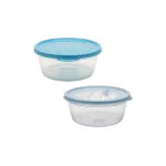 2 Different Colors of Circular Tupperware