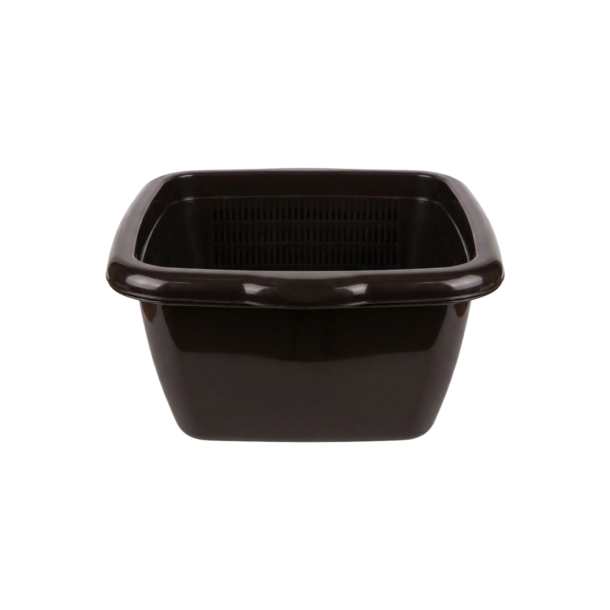 3M-Plast-12L-Dark-Brown-Bowl-with-Strainer 3M Plast 12L Dark Brown Bowl with Strainer