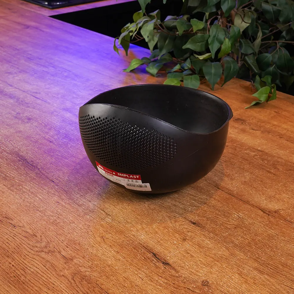 3M-Plast-7.5L-Dark-Brown-Rice-Washing-&-Straining-Bowl2 3M Plast 7.5L Dark Brown Rice Washing & Straining Bowl2