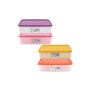 4 Colors of FreshLife 2.8L Rectangular Storage Container