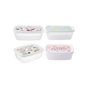 4 Different Shapes of Hobby Life 0.6L Storage Container