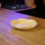 Bamboo Wavy Shaped 30cm Serving Plate1