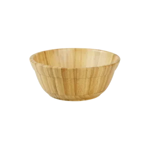 Bamboo Wide Shallow Flared 25cm Serving Bowl