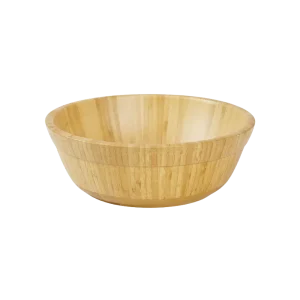 Bamboo Wide Shallow Flared 30cm Serving Bowl