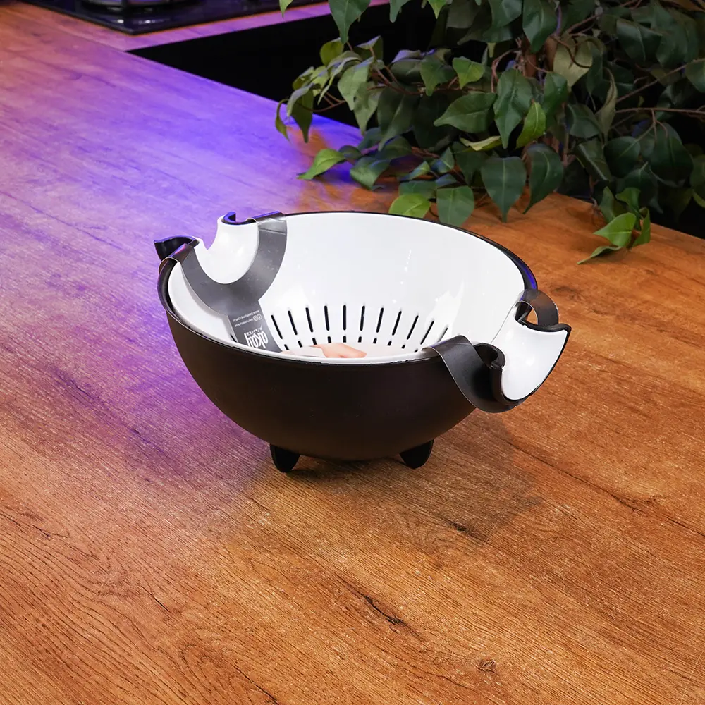 Bee Home Double Handle 3.5L Vegetable & Fruit Strainer Bowl2