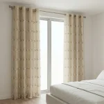 Design 4 140x240cm Quilted Voile Curtain