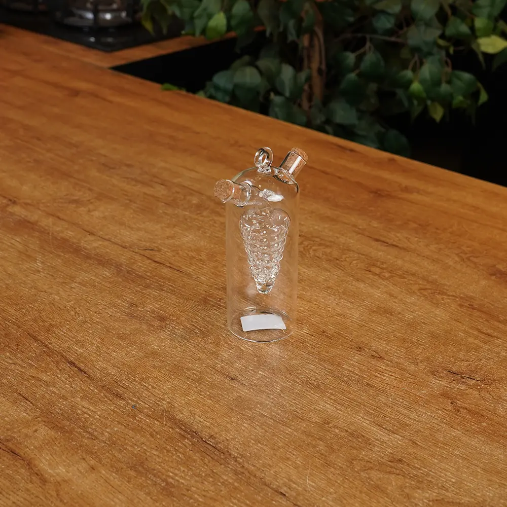 Double-Spout-Grape-Design-Glass-300ml-Oil-&-Vinegar-Bottle1 Double Spout Grape Design Glass 300ml Oil & Vinegar Bottle1