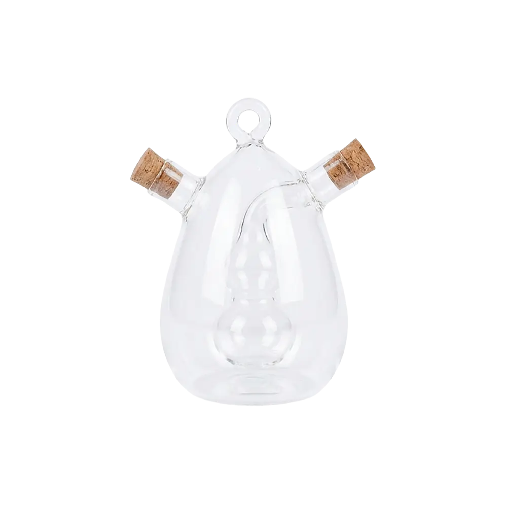 Dual-Spout-Glass-350ml-Oil-&-Vinegar-Bottle Dual Spout Glass 350ml Oil & Vinegar Bottle