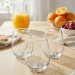 Freesia 350ml Glass Cups 3Pcs Set1