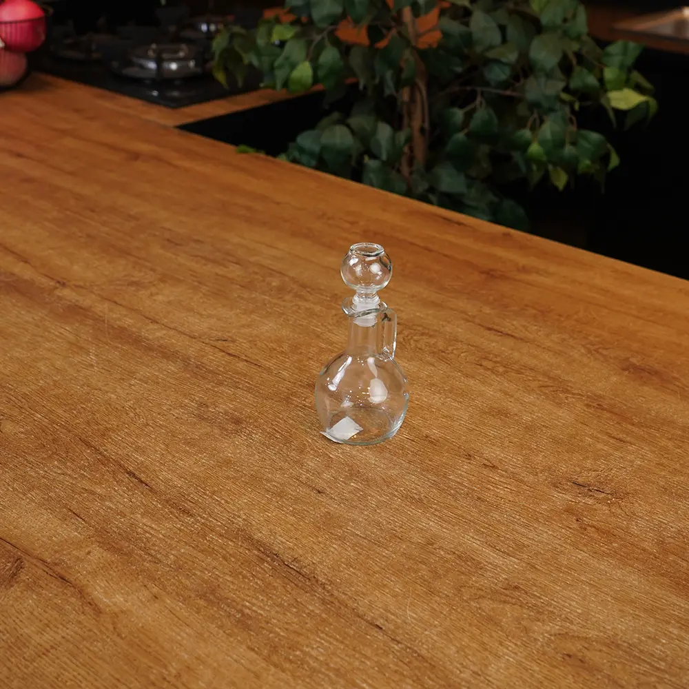 Glass 120ml Oil Bottle with Glass Stopper1