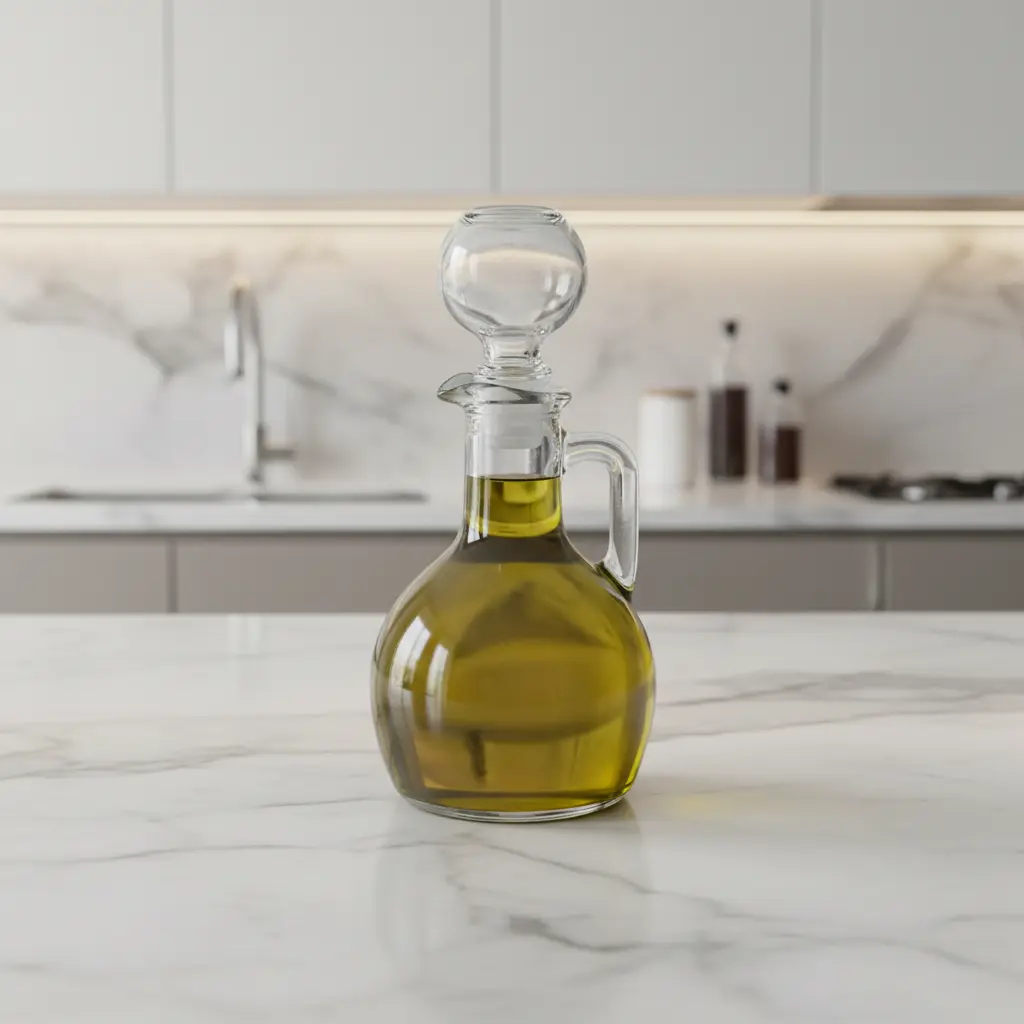 Glass 120ml Oil Bottle with Glass Stopper2