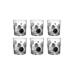 Glass-200ml-Black-Circles-Design-6pcs-Juicec-Cups-Set2 Glass 200ml Black Circles Design 6pcs Juicec Cups Set2