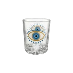 Glass 200ml Evil Eye Design 6pcs Juicec Cups Set