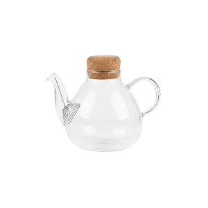 Glass 350ml Oil Jug with Cork Lid
