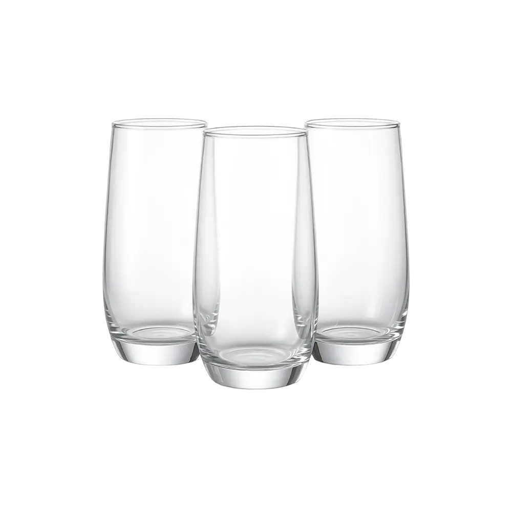 Glass 6pcs Long Juice Cups Set2