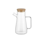 Glass 750ml Serving Jug with Wooden Lid