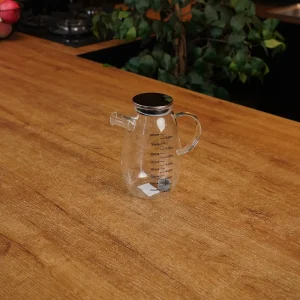 Glass 850ml Serving Jug with Stainless Lid1