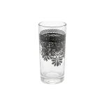 Glass Oriental Pattern 12pcs Long Cups Set