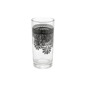 Glass Oriental Pattern 12pcs Long Cups Set