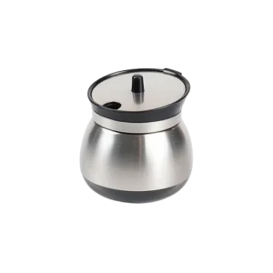 Glass Sugar Bowl 300ml with Stainless Steel Lid