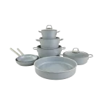 Hascevher-11pcs-Grey-Granite-Cookware-Set-with-Stainless-Handle Hascevher 11pcs Grey Granite Cookware Set with Stainless Handle