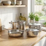 Hascevher 7pcs Stainless Steel Cookware Set1