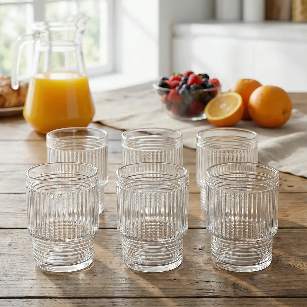 Lav 325ml Helen Glass 6pcs Juice Cups Set1