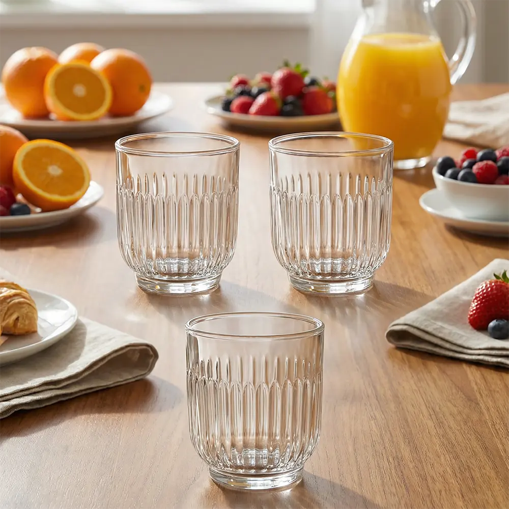 Lav 330ml Tokyo Glass 3pcs Cups Set1
