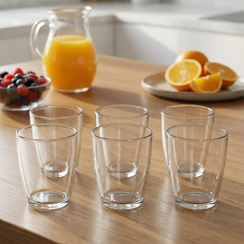 Lav-340ml-Vega-Glass-6pcs-Juice-Cups-Set1 Lav 340ml Vega Glass 6pcs Juice Cups Set1