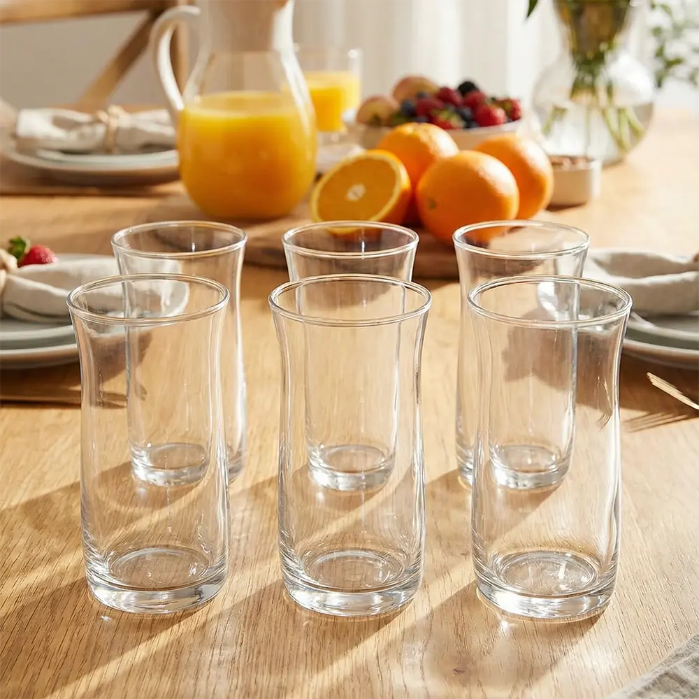 Lav-370ml-Vera-Glass-6pcs-Juice-Cups-Set1 Lav 370ml Vera Glass 6pcs Juice Cups Set1