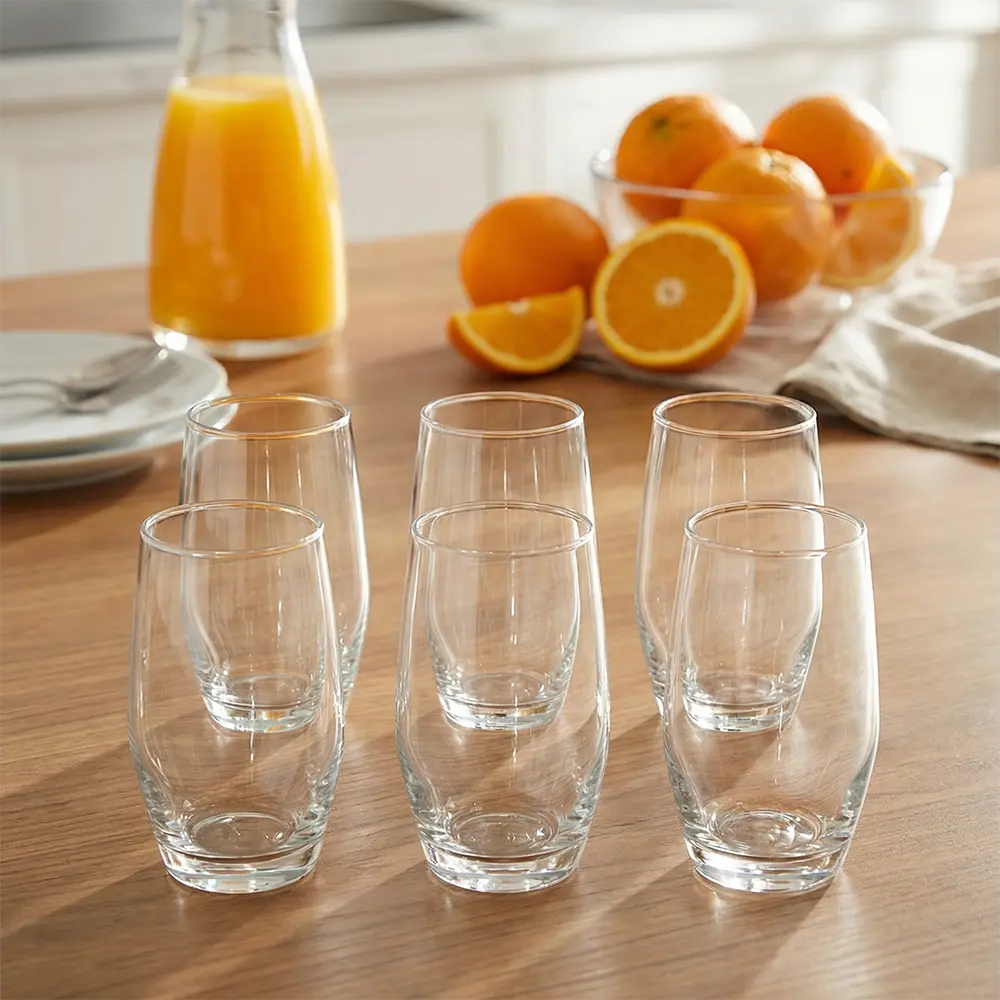 Lav 495ml Ella Glass 6pcs Juice Cups Set1