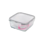 Lav Fresco Glass Food Container with Grey Locked Lid 720ml Professional Storageware in Lebanon