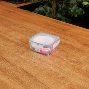 Lav Fresco Glass Food Container with Grey Locked Lid 720ml Professional Storageware in Lebanon1