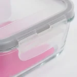Lav Fresco Glass Food Container with Grey Locked Lid 720ml Professional Storageware in Lebanon3