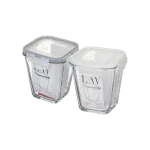 Lav Fresco Glass Food Container with Locked Lid 700ml Professional Storageware in Lebanon