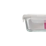 Lav Fresco Glass Food Container with White Locked Lid 400ml Professional Storageware in Lebanon3
