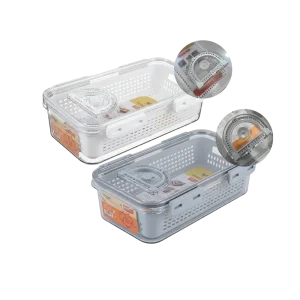 Limon Plexi 32Lx17Wx8H cm Fridge Container with Strainer & Dated Lid 2L Professional Kitchenware in Lebanon
