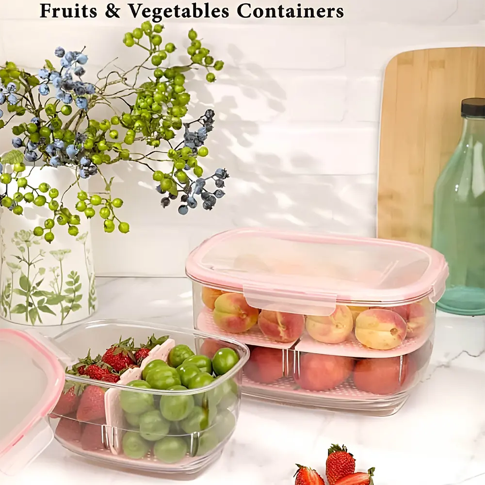 Limon-Plexi-Fridge-Fruits-Container-with-Strainer-4.2L-(Grey,White,Pink)-Professional-Kitchenware-in-Lebanon2 Limon Plexi Fridge Fruits Container with Strainer 4.2L (Grey,White,Pink) Professional Kitchenware in Lebanon2