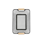 Modern-Black-Metal-Mesh-Storage-Basket-with-Wooden-Handles3 Modern Black Metal Mesh Storage Basket with Wooden Handles3