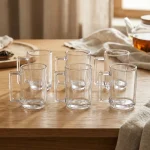 Modern-Clear-Glass-6pcs-Tea-Cups-Set-with-Squared-Handle-110ml1 Modern Clear Glass 6pcs Tea Cups Set with Squared Handle 110ml1