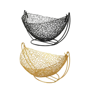 Modern Wire Fruit Basket with Stand