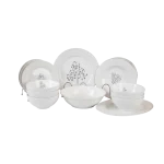 Momaz 26pcs Elegant Tree Pattern Porcelain Dinner Set