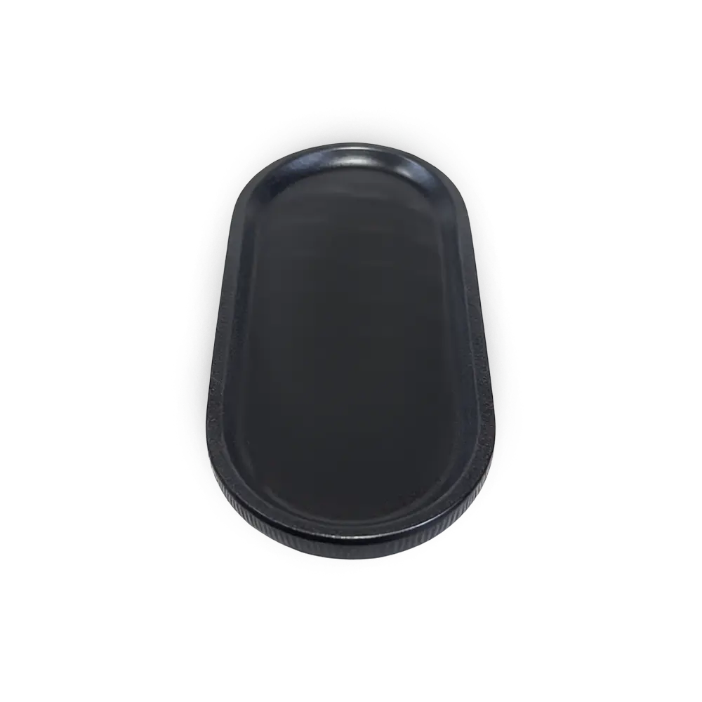 Momaz-31.5x16cm-Elegant-Black-Oval-Melamine-Serving-Plate Momaz 31.5x16cm Elegant Black Oval Melamine Serving Plate