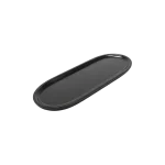 Momaz-34.5x12cm-Elegant-Black-Oval-Melamine-Serving-Plate Momaz 34.5x12cm Elegant Black Oval Melamine Serving Plate