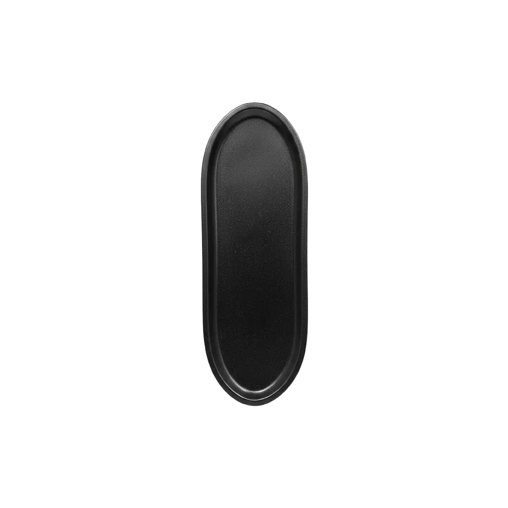 Momaz-34.5x12cm-Elegant-Black-Oval-Melamine-Serving-Plate2 Momaz 34.5x12cm Elegant Black Oval Melamine Serving Plate2